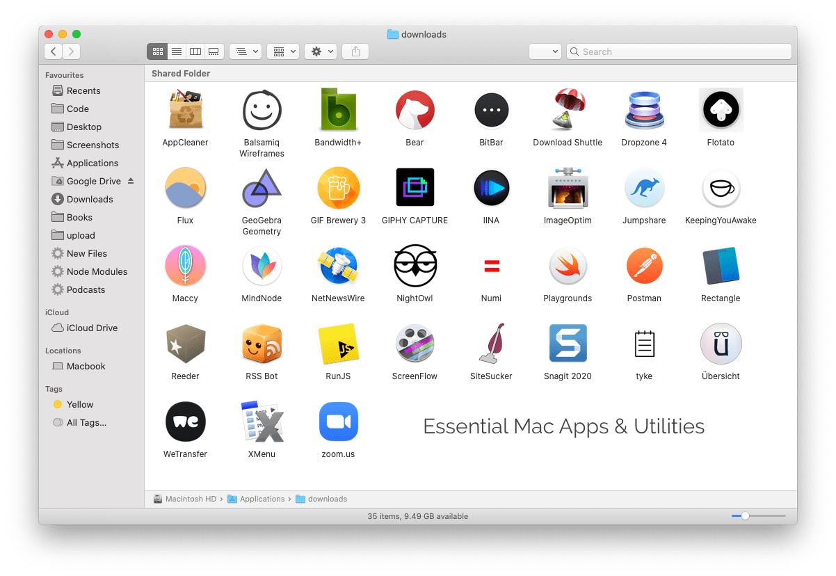 Mac Os Essential Apps